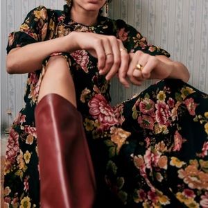 Sezane Russian Doll Print Dress